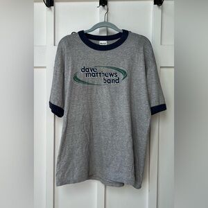 Vintage Dave Matthews Band T Shirt Men Large Band Concert Tour Murina USA FLAWS